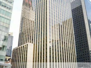 Exterior shot of 1133 Avenue of the Americas, an office building in Manhattan.