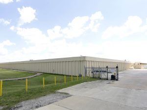 Exterior shot of the industrial facility at 900 Terminal Road in Fort Worth, Texas.