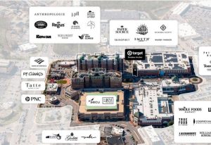 Mock-up of the tenant roster at Annapolis Town Center in metro Washington, D.C.