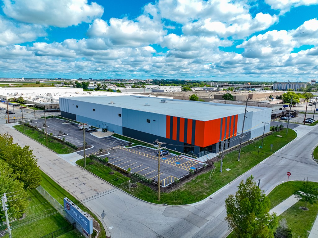 The Cubes at ORD, a 66,552-square-foot logistics facility located immediately southeast of O’Hare International Airport