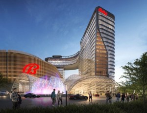 Rendering of Bally’s Bronx, a single-phase, integrated casino resort developed at Bally’s Golf Links at Ferry Point in the Bronx, is slated to open by mid-2030