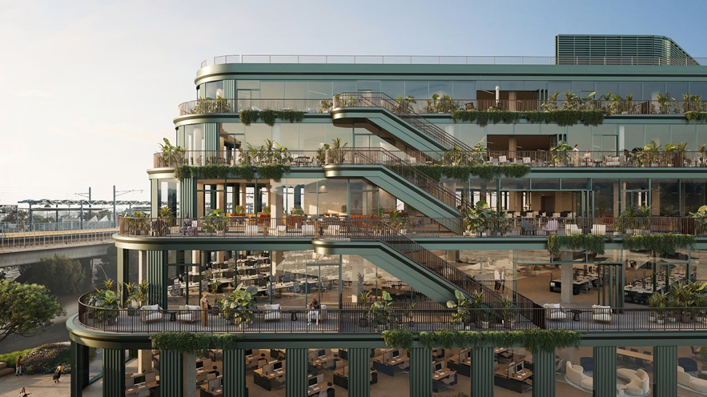Habitat, a six-story, 253,000-square-foot creative office building, Los Angeles.