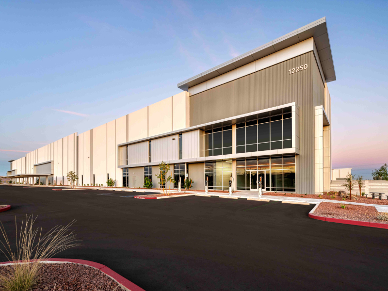 Exterior photo depicting USPS' warehouse in Avondale, Ariz., that Westfield and RGA sold for .8 million.