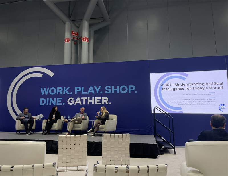 Panel at ICSC at Javits Center in New York on Understand AI in Today's market