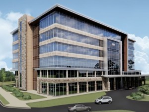 Exterior rendering of Northside Hospital Cherokee’s second medical office building.