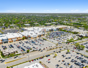 Aerial view of Orland Park Place in Orland Park, Ill.