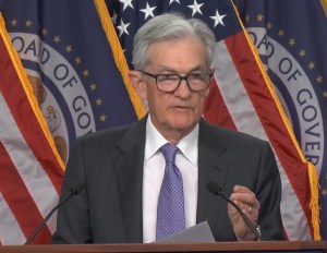 Federal Reserve Chair Jerome Powell speaks at a Dec. 10 press conference