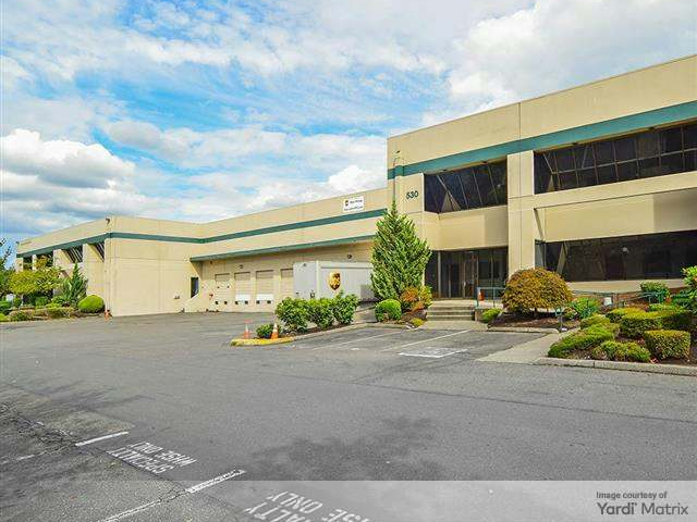 Exterior shot of the warehouse Terreno acquired in Tukwila, Wash.