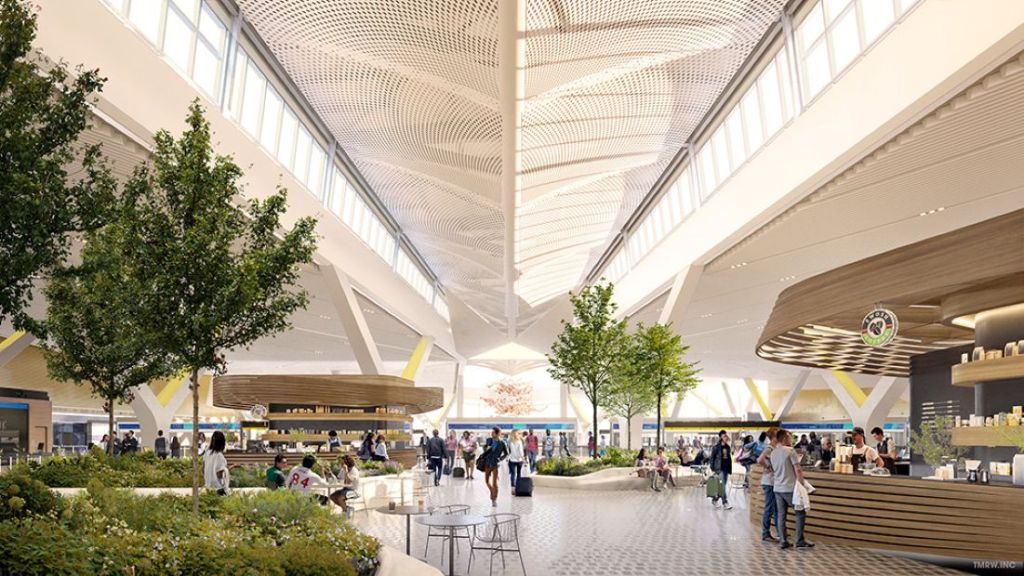 The New Terminal One at JFK Departures Hall