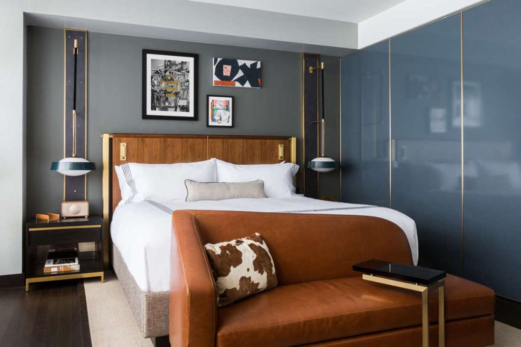 a photo of a a model room at the Thompson Dallas hotel