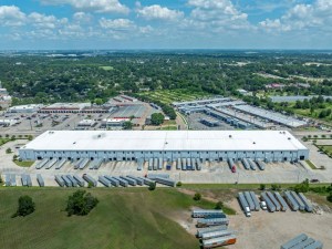 Exterior shot of West Little York, a distribution center in Houston.