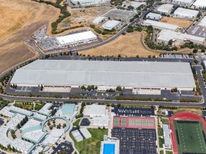 Exterior shot of the 607,208-square-foot facility at 5195 Fermi Drive in Fairfield, Calif.