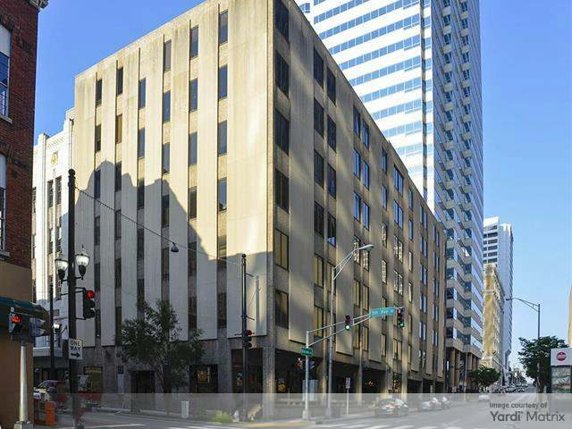 Exterior shot of 501 Union St., a seven-story office building in downtown Nashville, Tenn.