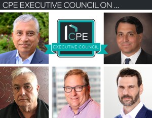CPE Executive Council featuring Narasimhan, Blankstein, Resser, Ebeling, Severino
