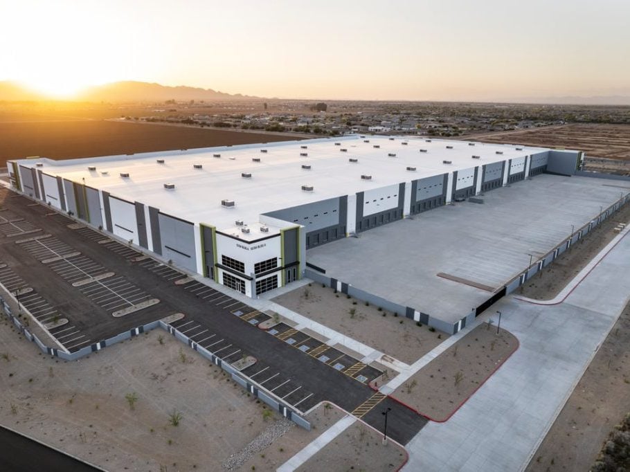 Exterior shot of Building A, an industrial facility within Virgin Industrial Park in Phenix metro.
