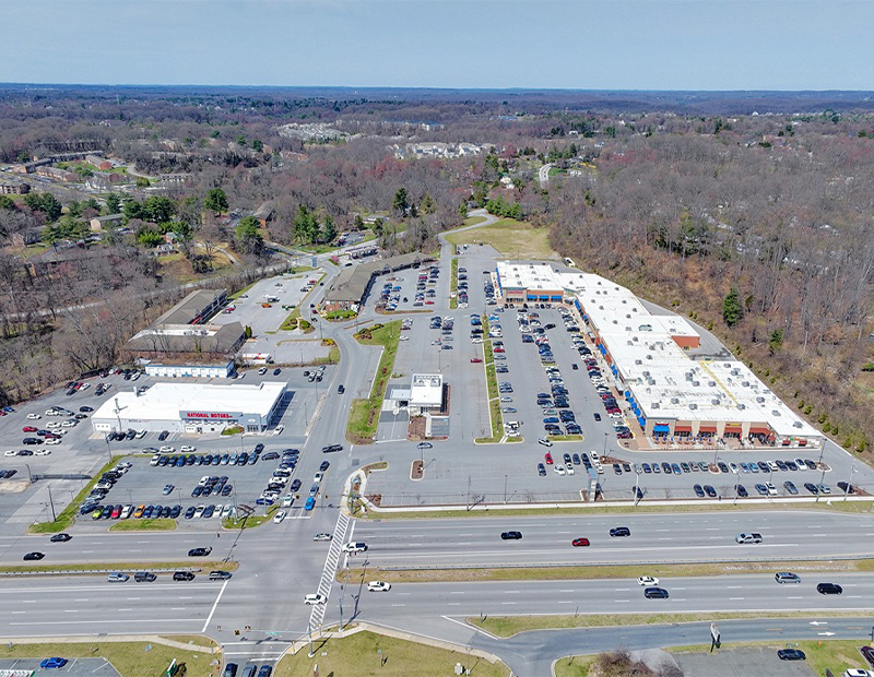 Aerial view of Normandy Shopping Center