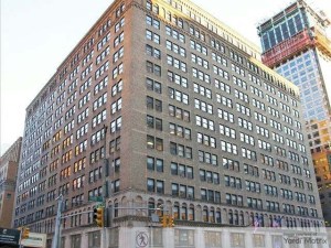 Exterior shot of One Park Avenue, a Manhattan office building.