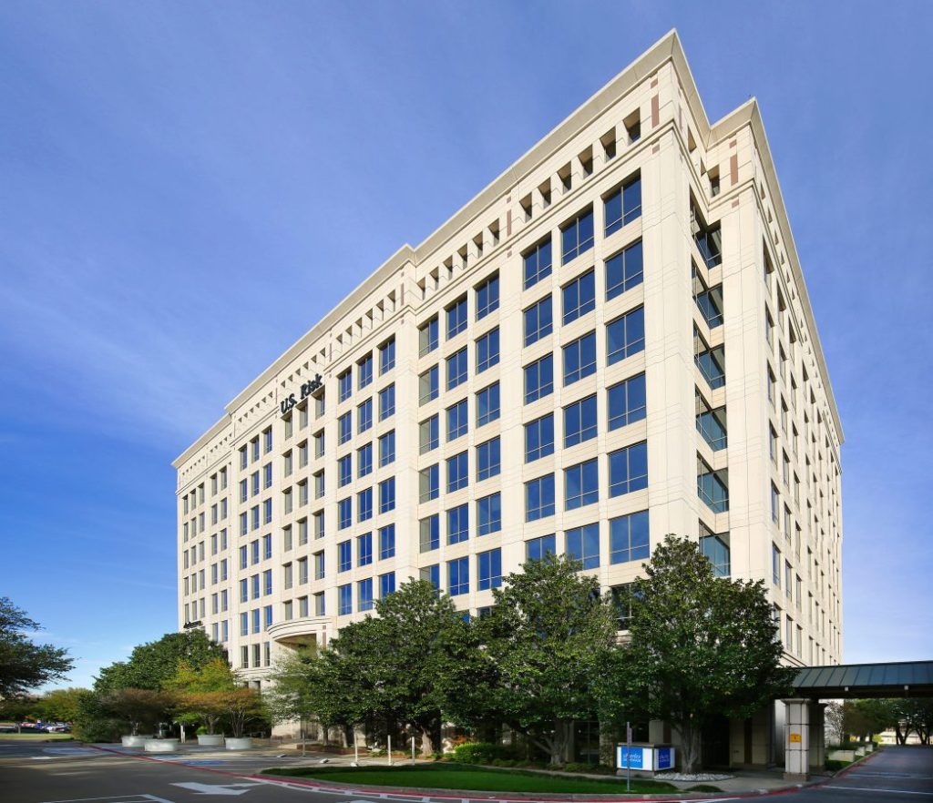 Exterior shot of One Triumph Place