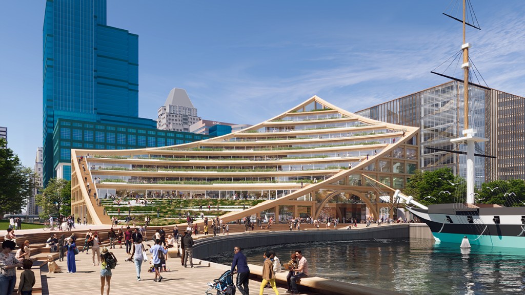 The Sail, a 200,000-square-foot mixed-use pavilion