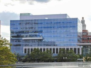 Exterior shot of 10 Memorial Blvd., a 250,000-square-foot office building in Providence, R.I.