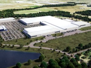 A rendering of the 10X campus.