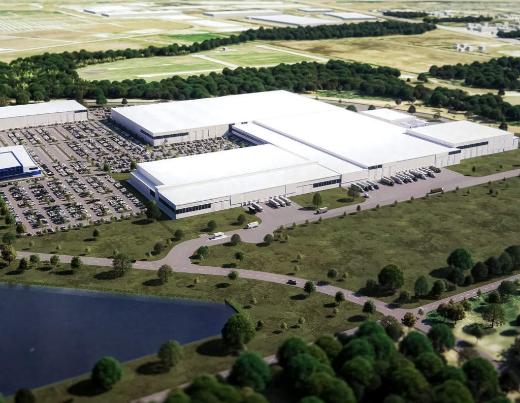 A rendering of the 10X campus.