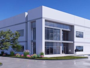 Rendering of a 1.2 million-square-foot industrial project part of a larger 27,000-acre master-planned development in Fort Worth, Texas.