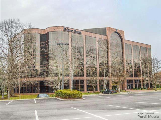 Exterior shot of the office building at 9030 Stony Point Parkway in Richmond, Va.