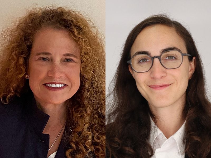 headshot of Carolyn Pianin (mentor) & Irina Chocua (mentee)