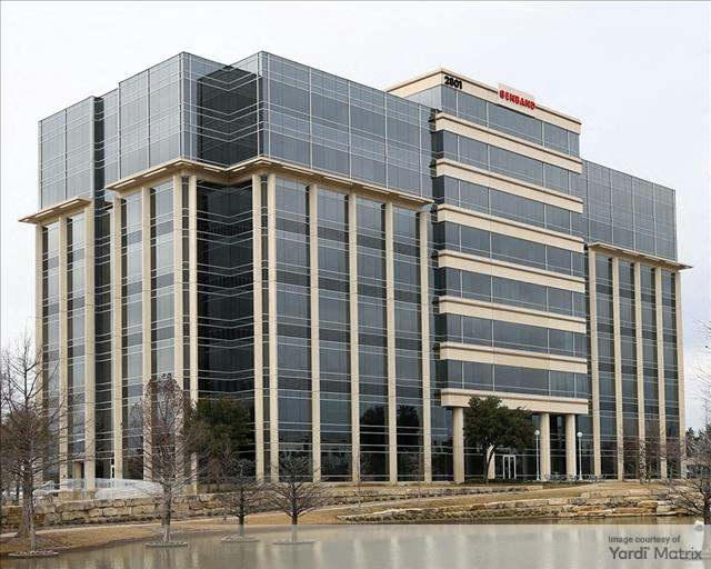 A photo of 2801 Network Blvd, another office tower in the Hall Park development.
