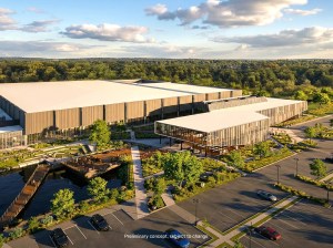 A rendering of Johnson & Johnson's upcoming facility in Pennsylvania.