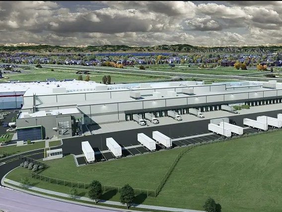 Rendering of the 277,785-square-foot cold storage development of Karis Cold in Rock Hull, S.C.