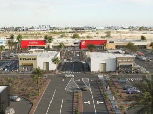 Rendering of Desert Sky Plaza II, a 300,000-square-foot retail development in Victorville, Calif.