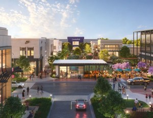 Rendering of the planned improvements at The Shops at Northfield in Denver