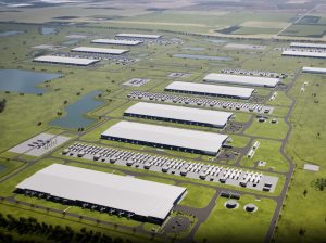 A rendering of Meta's data center campus in Lebanon Ind.