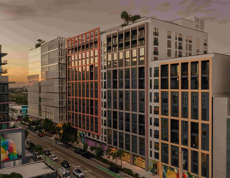 Wynwood Plaza exterior in Miami