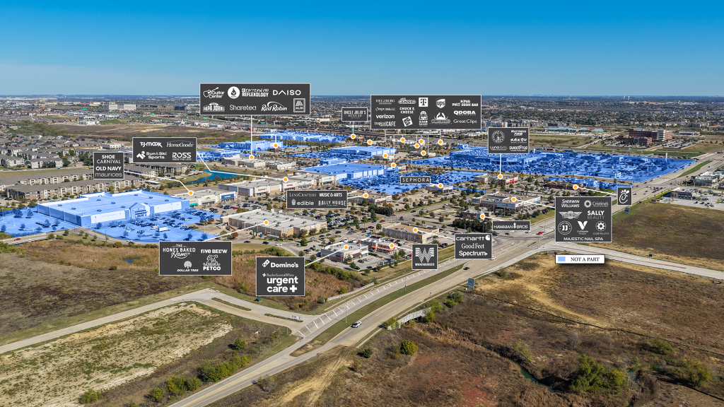 Aerial view of Presidio Junction
