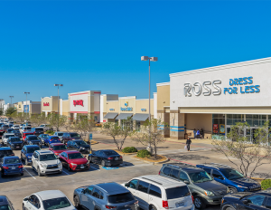 Exterior photos of storefronts at the Presidio Junction portfolio