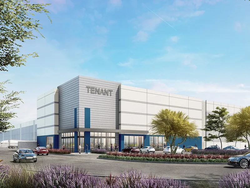 Exterior rendering of Cotton 303 Logistics Center in Glendale, Ariz.