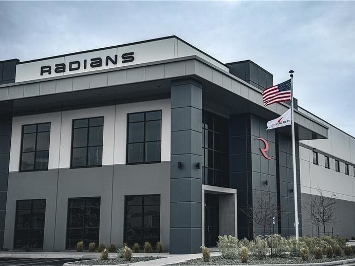 exterior shot of the warehouse Radians leased in Slat Lake City