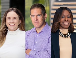 Photos of Sarah Cannella, Jeff Holzmann and Nashunda Williams
