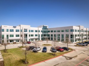 exterior shot of Sam Houston Crossing II, an office building in Houston