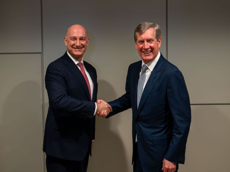 Simon Shaw, Group Chief Executive of Savills, and Michael Van Konynenburg, CEO of Eastdil Secured