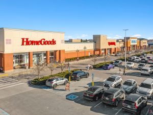 Exterior shot of Stony Creek Marketplace, a 204,810-square-foot, class A, regional retail center in Noblesville, Ind.