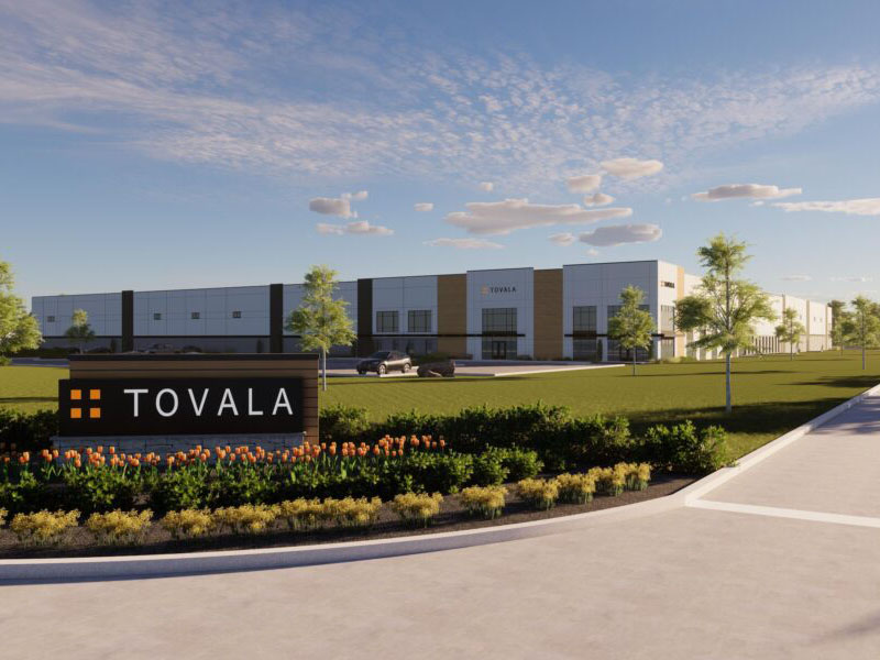 140,000-square-foot food-processing facility for meal-delivery company Tovala in Winfield, Ill.