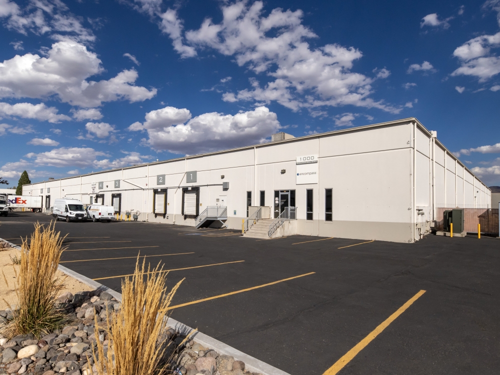Exterior shot of 1000 Southern Way, an industrial facility in Reno, Nev.