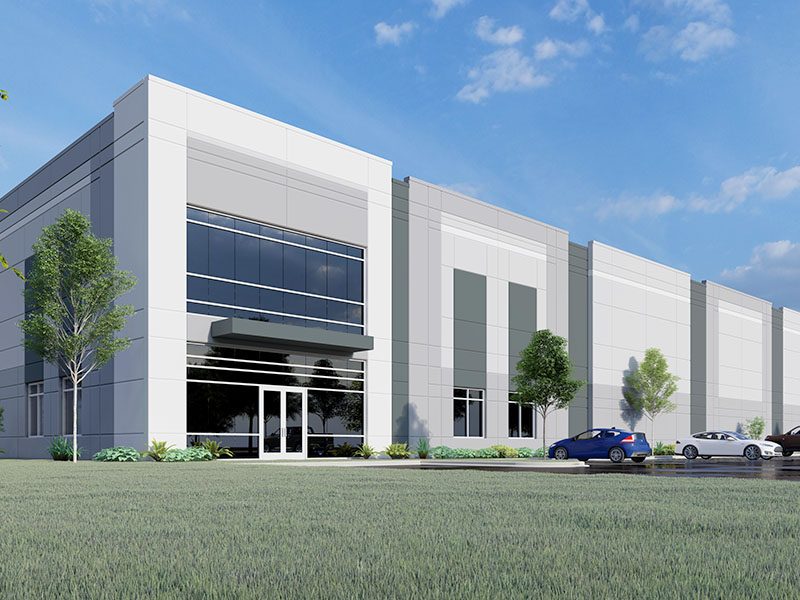 Rendering of Seefried Industrial Properties' 64,421-square-foot speculative industrial development at 10321 Beaudin Blvd. in Woodridge, Ill.