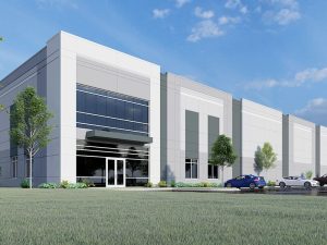 Rendering of Seefried Industrial Properties' 64,421-square-foot speculative industrial development at 10321 Beaudin Blvd. in Woodridge, Ill.