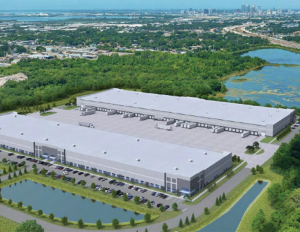Rendering of 4Ward Logistics Center in Tampa, Fla.
