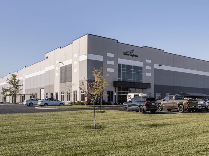 Exterior shot of 70 Connect II, a 554,228-square-foot, Class A, industrial facility in Greenfield, Ind.